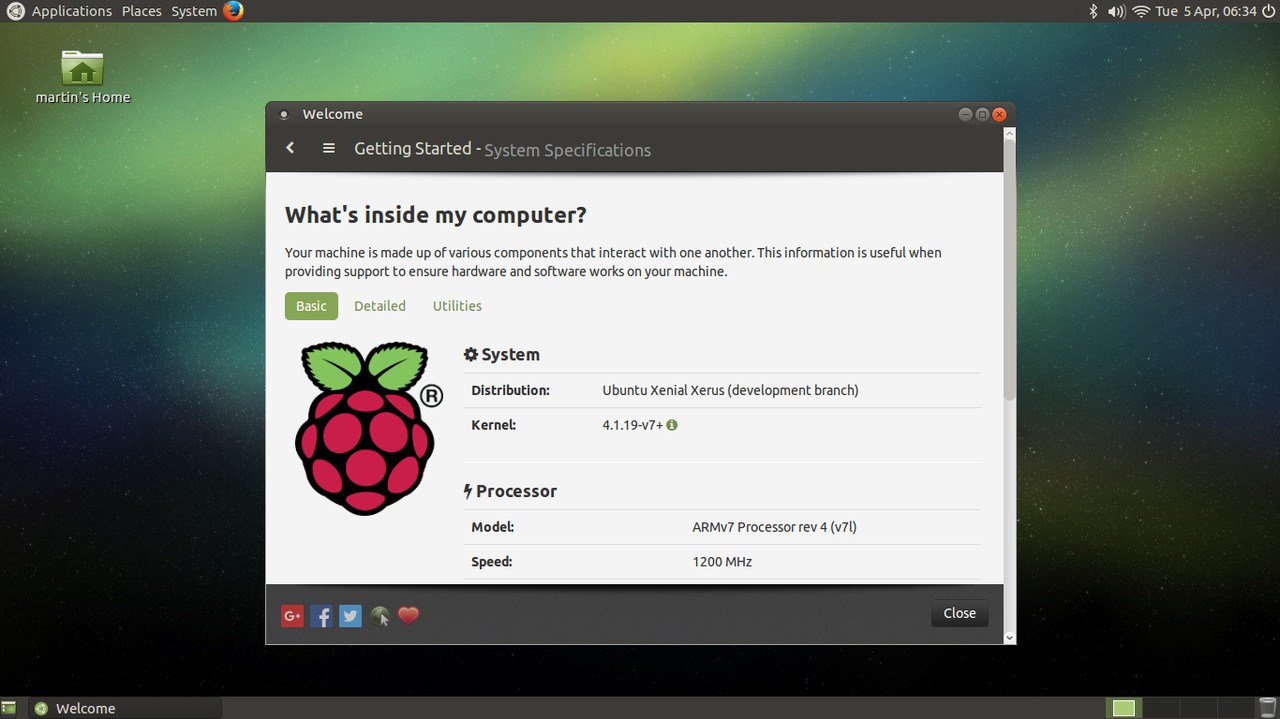 Ubuntu MATE para Raspberry Pi